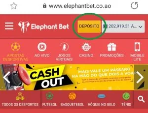 Como depositar na Elephant Bet por voucher