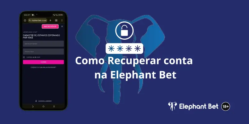 Como recuperar conta Elephant Bet