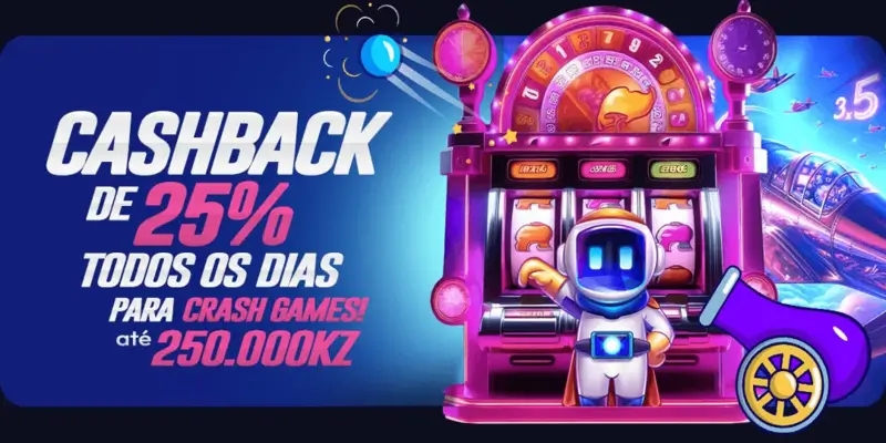 Bónus diário de 25% no casino