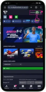 Primeiro passo para depositar na Elephant Bet