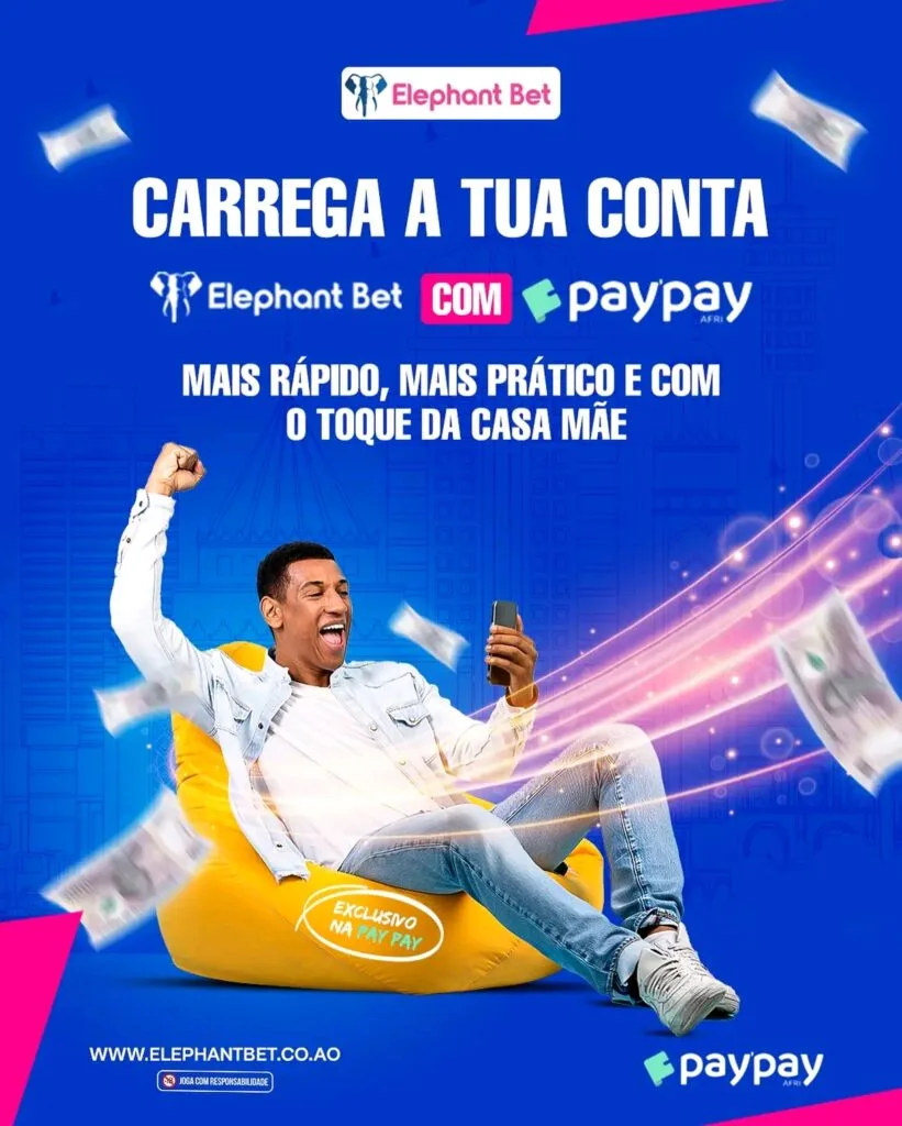 como carregar a conta elephant bet