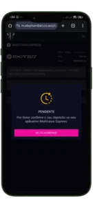 Instruções para depositar na Elephantbet