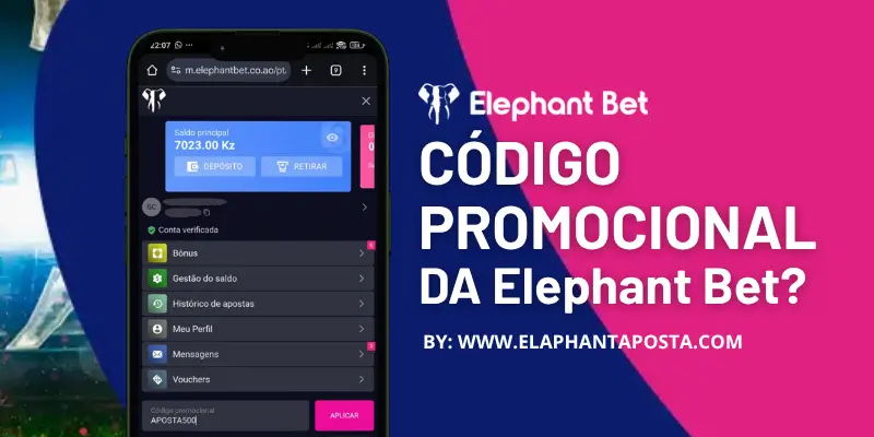 Código Promocional Elephant Bet Angola