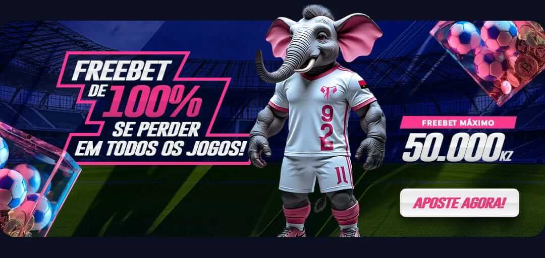 Freebet de 100% na Elephant Bet