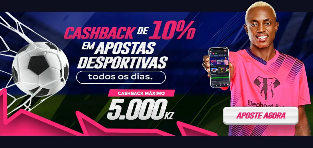 CASHBACK DE 100% SE PERDER EM TODOS OS JOGOS