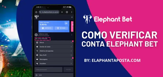 Como fazer verificação conta na Elephantbet