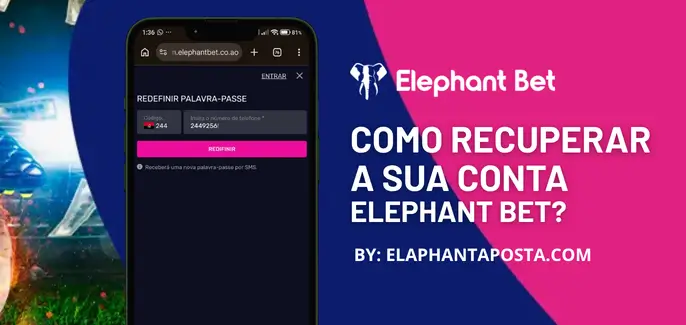 Como recuperar conta na Elephant Bet