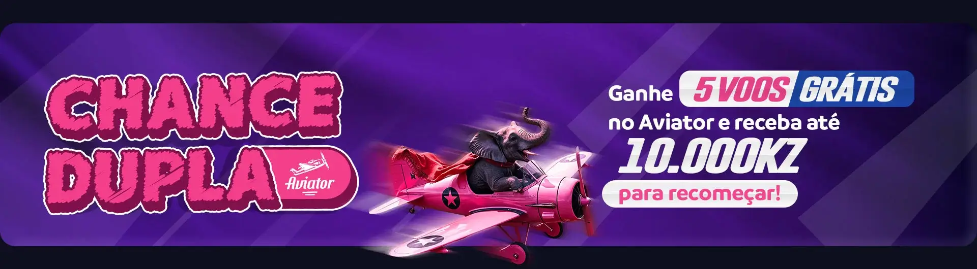 Dupla Chance na Aviator da Elephant Bet
